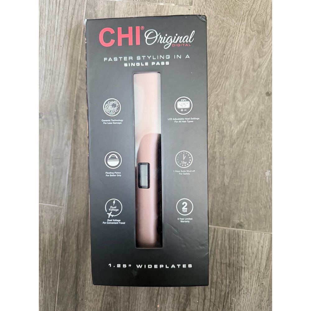 CHI Original Digital 1.25 in Ceramic Flat Iron - Rose Gold (CA7558)